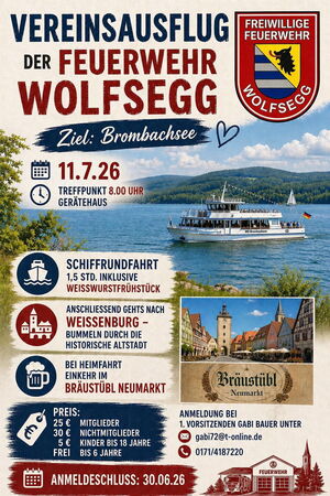 Plakat Vereinsausflug 2026