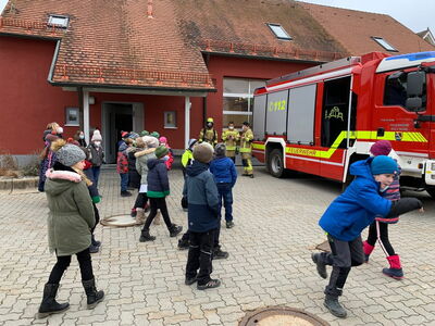 Brandschutzerziehung in Wolfsegg