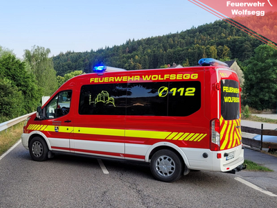 Seitenansicht des MTW der FF Wolfsegg