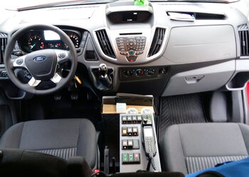 Blick aufs Cockpit